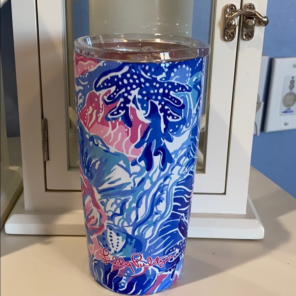 To-Go Tumbler Set in Elephant Ears by Lilly Pulitzer main image 1